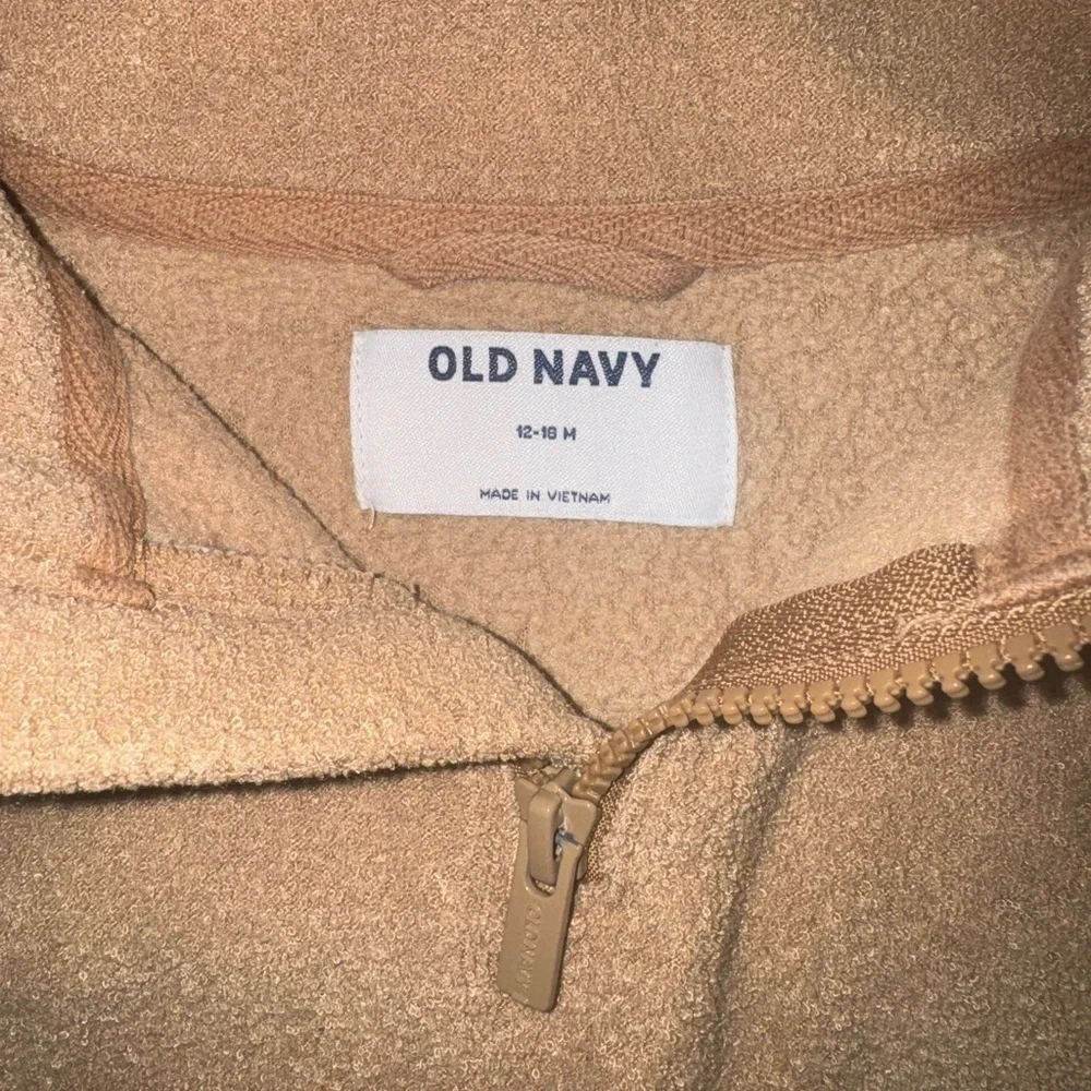 Old Navy Camel tan Quarter-Zip Pullover